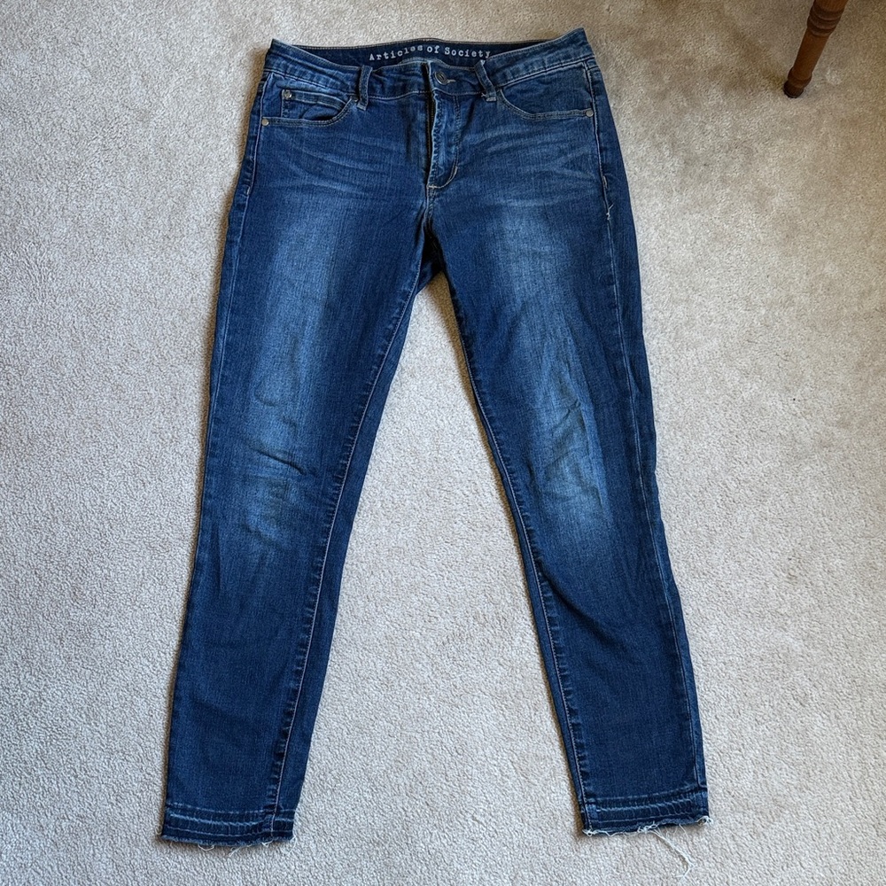 Articles Of Society Dark Wash Skinny Jeans